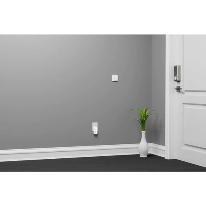 Alfred DB2S Bluetooth Smart Lock Bundle with Wi-Fi Bridge & Key - Satin Nickel - Only at Best Buy