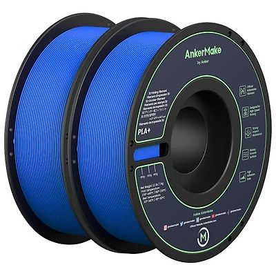 Filament d'APL+ de 2 kg d'AnkerMake Printing - Paquet de 2 - Bleu