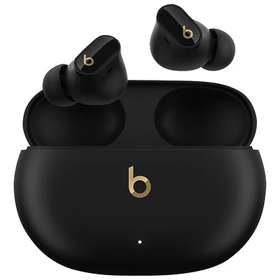 Écouteurs boutons 100 % sans fil à suppression du bruit Studio Buds + de Beats by Dr. Dre - Noir/Doré