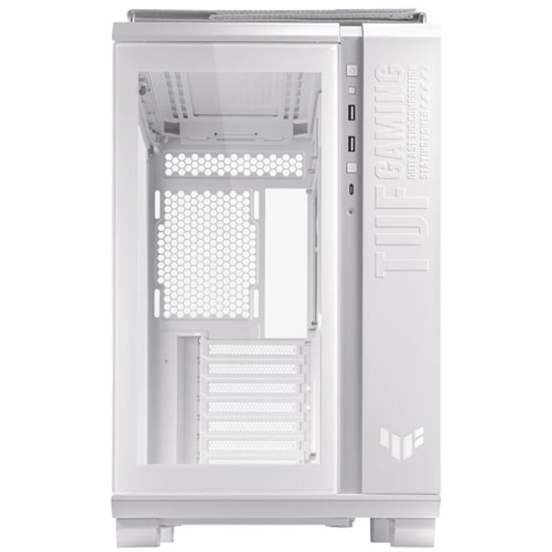 ASUS TUF Gaming GT502 Mid-Tower ATX Computer Case - White