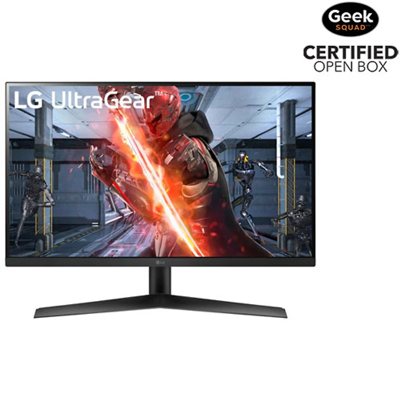 Boîte ouverte - Moniteur de jeu FreeSync DEL IPS HD intégrale 144 Hz 27 po UltraGear de LG avec temps de réponse de 1 ms gris à gris (27GN60R-B)
