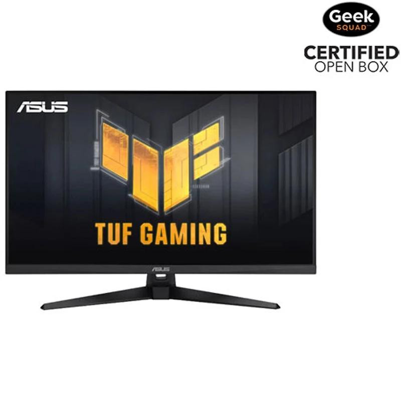 Boîte ouverte - Moniteur de jeu FreeSync DEL VA QHD 170 Hz 31,5 po TUF d'ASUS avec temps de réponse de 1 ms (VG32AQA1A)