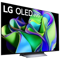Téléviseur intelligent IA webOS ThinQ HDR DELO UHD 4K de 55 po de LG (OLED55C3PUA) - 2023