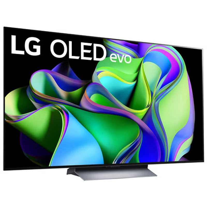 Téléviseur intelligent IA webOS ThinQ HDR DELO UHD 4K de 55 po de LG (OLED55C3PUA) - 2023