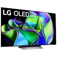 Téléviseur intelligent IA webOS ThinQ HDR DELO UHD 4K de 55 po de LG (OLED55C3PUA) - 2023