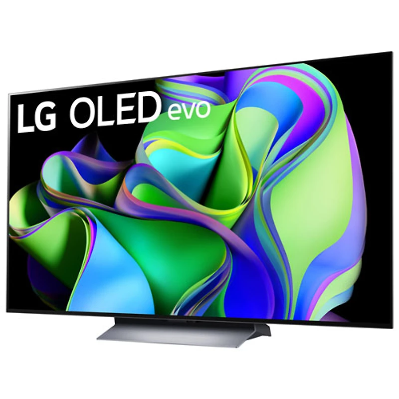 Téléviseur intelligent IA webOS ThinQ HDR DELO UHD 4K de 55 po de LG (OLED55C3PUA) - 2023