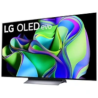 Téléviseur intelligent IA webOS ThinQ HDR DELO UHD 4K de 55 po de LG (OLED55C3PUA) - 2023