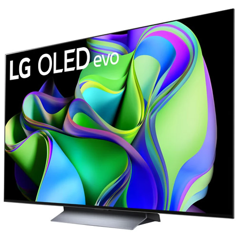 Téléviseur intelligent IA webOS ThinQ HDR DELO UHD 4K de 55 po de LG (OLED55C3PUA) - 2023