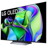 Téléviseur intelligent IA webOS ThinQ HDR DELO UHD 4K de 55 po de LG (OLED55C3PUA) - 2023
