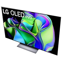 Téléviseur intelligent IA webOS ThinQ HDR DELO UHD 4K de 55 po de LG (OLED55C3PUA) - 2023