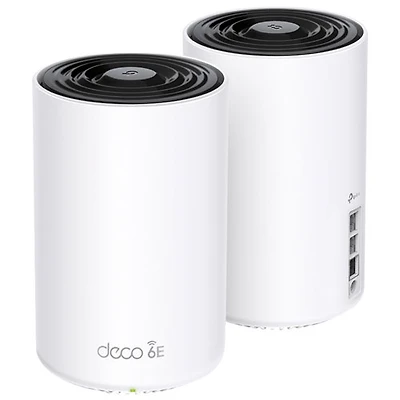 Système Wi-Fi 6E maillé de maison intégrale Deco XE75 Pro AXE5400 de TP-Link - Paquet de 2