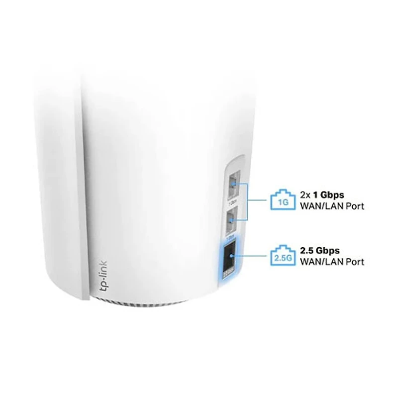 Système Wi-Fi 6 maison intégrale maillé tribande AX7800 Deco X95 de TP-Link - Ensemble de 2