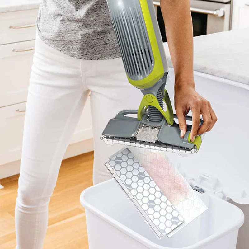 Aspirateur-balai et vadrouille sans fil VACMOP de Shark (VM200C) - Vert propre