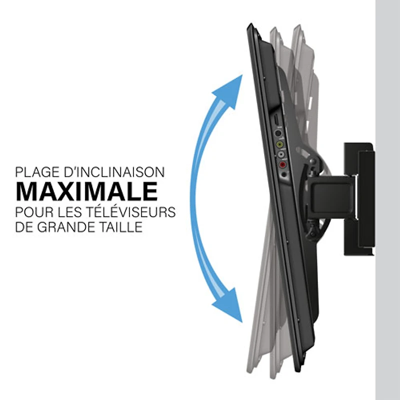 Support mural inclinable et extensible Accents de SANUS pour téléviseur de 32 à 85 po