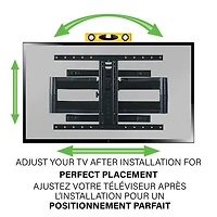 Support mural articulé Accents de SANUS pour téléviseur de 42 à 85 po