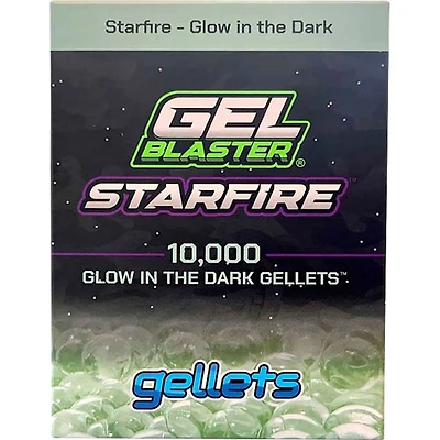 Balles phosphorescentes en gel StarFire de Gel Blaster - 10 000 sachets - Violet
