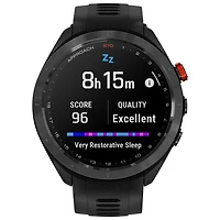 Montre intelligente Bluetooth de 47mm Approach S70 de Garmin pour le golf - Noir