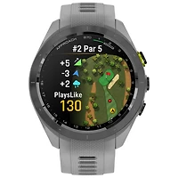 Montre intelligente GPS de 42 mm Approach S70 de Garmin pour le golf - Gris