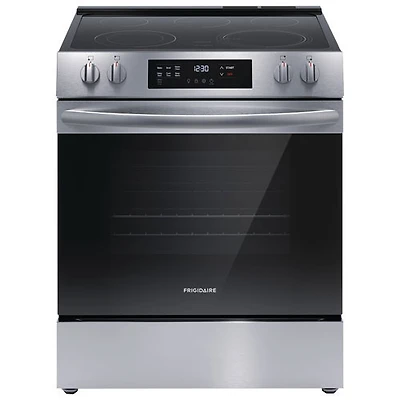 Open Box - Frigidaire 30" 5.3 Cu. Ft. 5-Element Freestanding Electric Range - Stainless Steel - Scratch & Dent