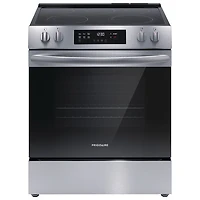 Open Box - Frigidaire 30" 5.3 Cu. Ft. 5-Element Freestanding Electric Range - Stainless Steel - Scratch & Dent