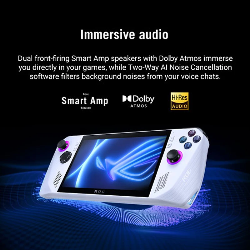 Console de jeu tactile 1080p 7 po ROG Ally d'ASUS (Z1 Extreme d'AMD/Radeon Navi3/RAM 16 Go/SSD 512 Go/Windows 11/XBOX GamePass)