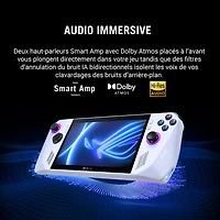 Console de jeu tactile 1080p 7 po ROG Ally d'ASUS (Z1 Extreme d'AMD/Radeon Navi3/RAM 16 Go/SSD 512 Go/Windows 11/XBOX GamePass)