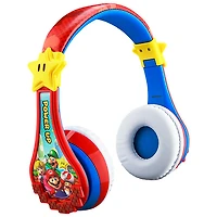 Casque d'écoute Bluetooth pour enfants Super Mario de KIDdesigns - Multicolore