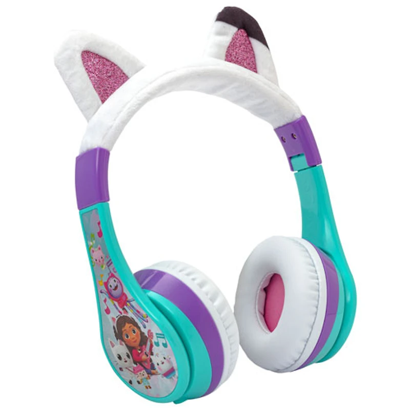 Casque d'écoute Bluetooth pour enfants Gabby's Dollhouse de KIDdesigns - Multicolore
