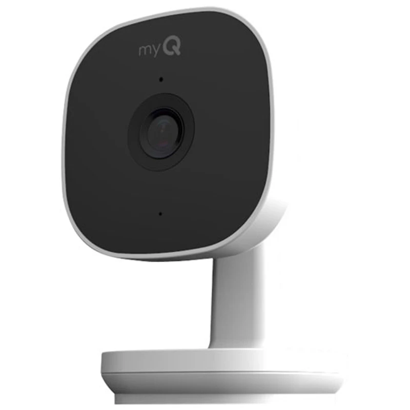 Caméra de surveillance intérieure sans fil intelligente MyQ 2 pour garage de Chamberlain - Blanc