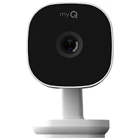 Caméra de surveillance intérieure sans fil intelligente MyQ 2 pour garage de Chamberlain - Blanc
