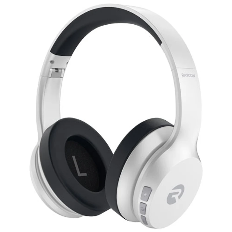 Casque d'écoute Bluetooth à suppression du bruit The Fitness de Raycon - Blanc