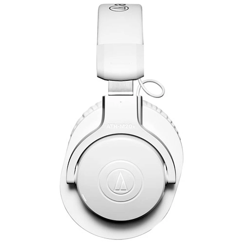 Casque de contrôle Bluetooth à isolation sonore ATH-M20xBT d'Audio Technica - Blanc