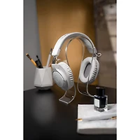 Casque de contrôle Bluetooth à isolation sonore ATH-M20xBT d'Audio Technica - Blanc