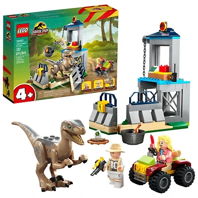 LEGO Jurassic Park : L'évasion du vélociraptor - 137 pièces (76957)