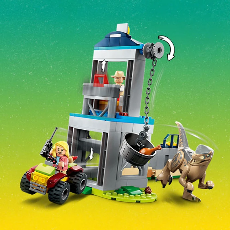 LEGO Jurassic Park : L'évasion du vélociraptor - 137 pièces (76957)