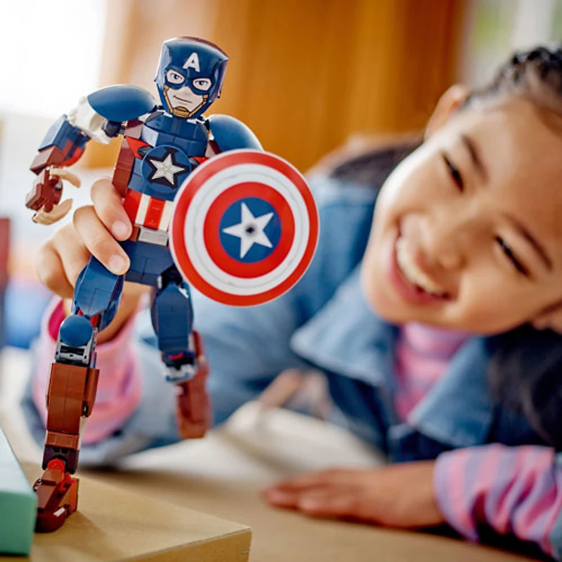 LEGO Super Heroes Marvel: Figurine de construction Capitaine America - 310 pièces (76258)