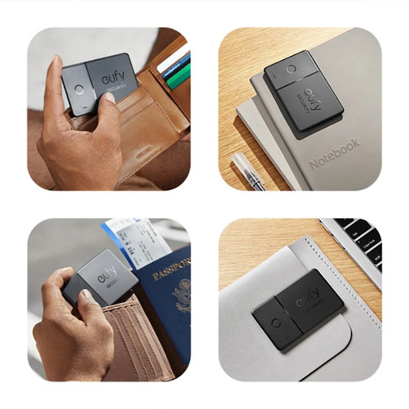 eufy Smarttrack Link Bluetooth Tracker Card - 1 Pack - Black