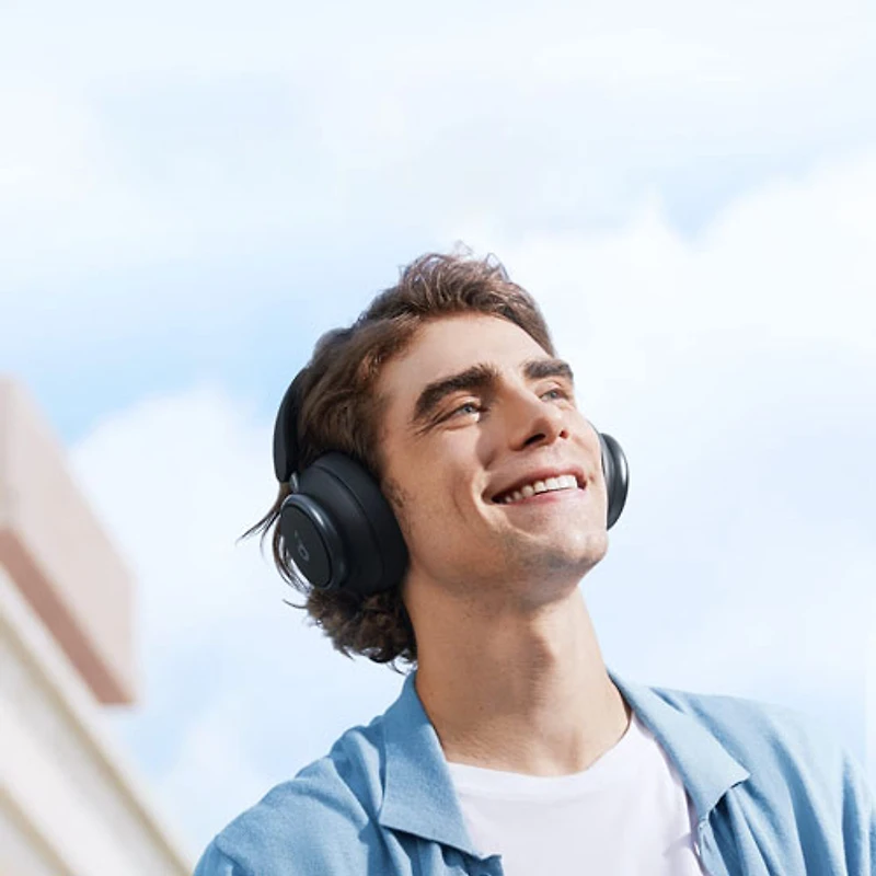 Casque d'écoute Bluetooth à suppression du bruit Space Q45 de Soundcore par Anker - Noir