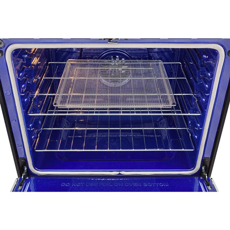 Cuisinière à induction encastrable à 5 éléments avec convection véritable et friture à l'air 6,3 pi³ 30 po de LG (LSIL6336F) - Inox