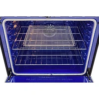 Cuisinière à induction encastrable à 5 éléments avec convection véritable et friture à l'air 6,3 pi³ 30 po de LG (LSIL6336F) - Inox
