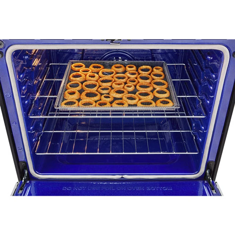 Cuisinière à induction encastrable à 5 éléments avec convection véritable et friture à l'air 6,3 pi³ 30 po de LG (LSIL6336F) - Inox