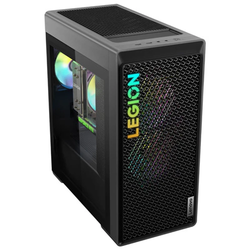 Ordinateur de jeu Legion Tower 5 de Lenovo - Gris tempête (Ryzen 7 7700 d'AMD/SSD 512 Go/RAM 32 Go/RTX 4070/Windows 11)