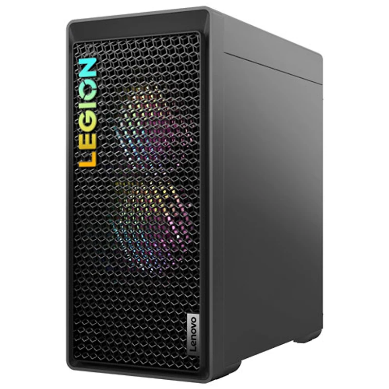 Ordinateur de jeu Legion Tower 5 de Lenovo - Gris tempête (Ryzen 7 7700 d'AMD/SSD 512 Go/RAM 32 Go/RTX 4070/Windows 11)