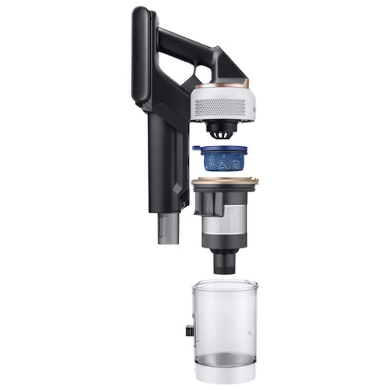 Samsung Bespoke Jet Cordless Stick Vacuum with All-in-One Clean Station - White
