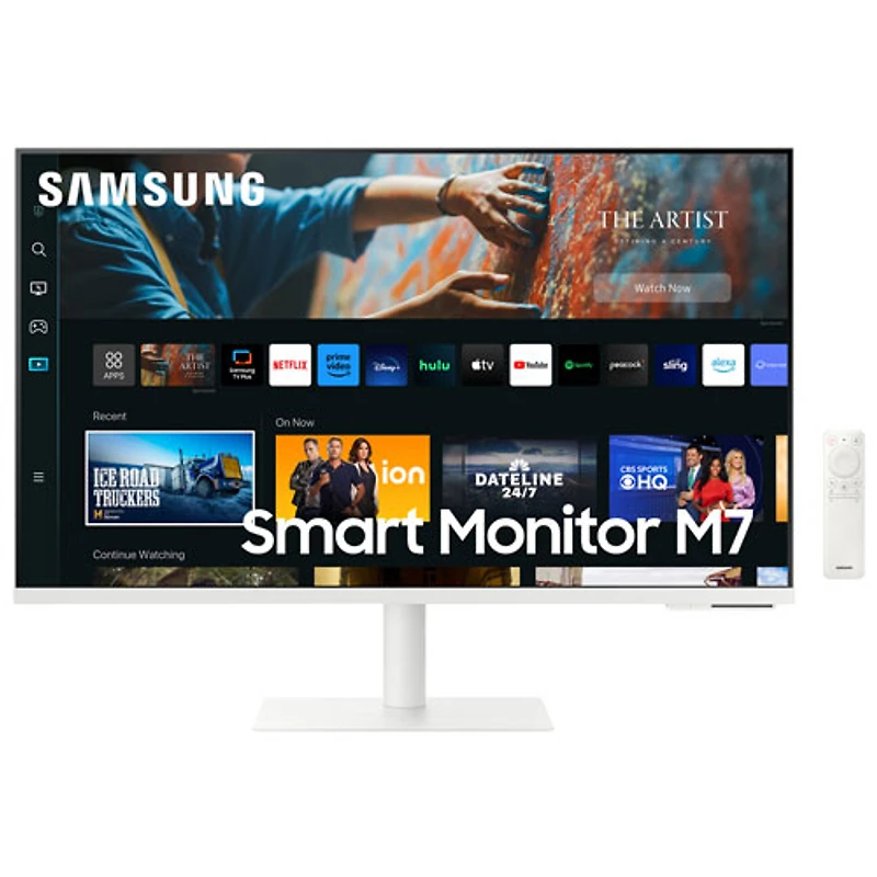 Moniteur intelligent DEL VA UHD 4K 60 Hz GTG 4 ms de 32 po de Samsung (LS32CM701UNXZA) - Blanc -Partenaire de détail exclusif