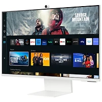 Moniteur intelligent DEL AV UHD 4K GTG 4 ms 60 Hz 32 po de Samsung (LS32CM801UNXZA) - Blanc