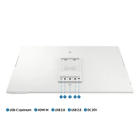 Moniteur intelligent DEL AV UHD 4K GTG 4 ms 60 Hz 32 po de Samsung (LS32CM801UNXZA) - Blanc