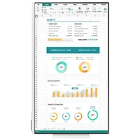 Moniteur intelligent DEL AV UHD 4K GTG 4 ms 60 Hz 32 po de Samsung (LS32CM801UNXZA) - Blanc