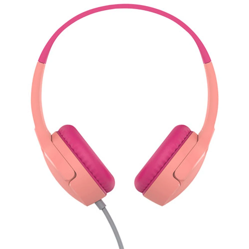 Casque d'écoute avec fil pour enfants SoundForm Mini de Belkin - Rose