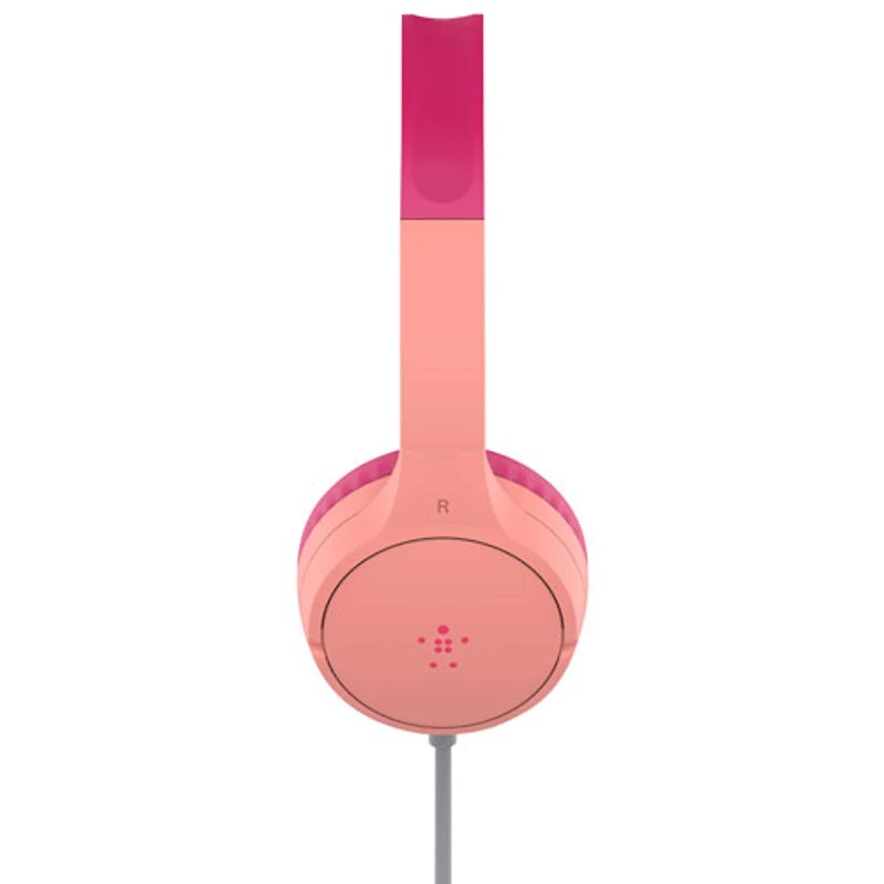 Casque d'écoute avec fil pour enfants SoundForm Mini de Belkin - Rose